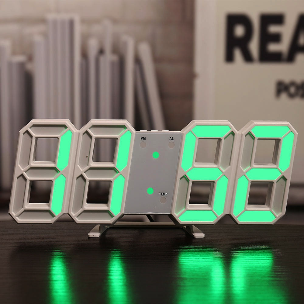 Nordic Digital Alarm Clocks Wall Clocks Hanging Watch Snooze Table Clocks Calendar Thermometer Electronic Clock Digital Clocks.