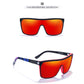 KDEAM One-piece Shape Men Sunglasses Polarized Elastic Paint Surface Sun Glasses Women Suitable Long-lasting Goggles Cat.3