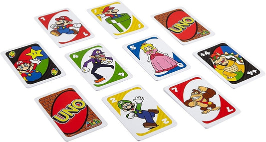 Super Mario Bros. Anime Game cartoon Card UNO Game Family Funny Entertainment Board Game Poker Cards Game childrens toy gifts.