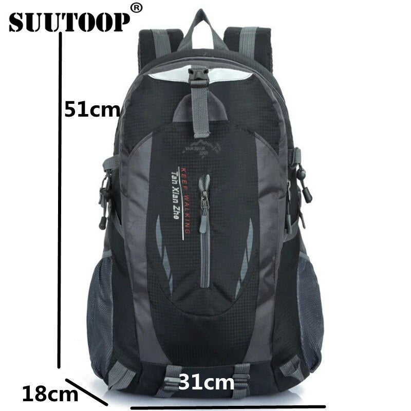 Men&#39;s Backpack Waterproof Mutifunctional Male Laptop School Travel Casual Bags Pack Oxford Casual Out Door Black Sport Backpack.