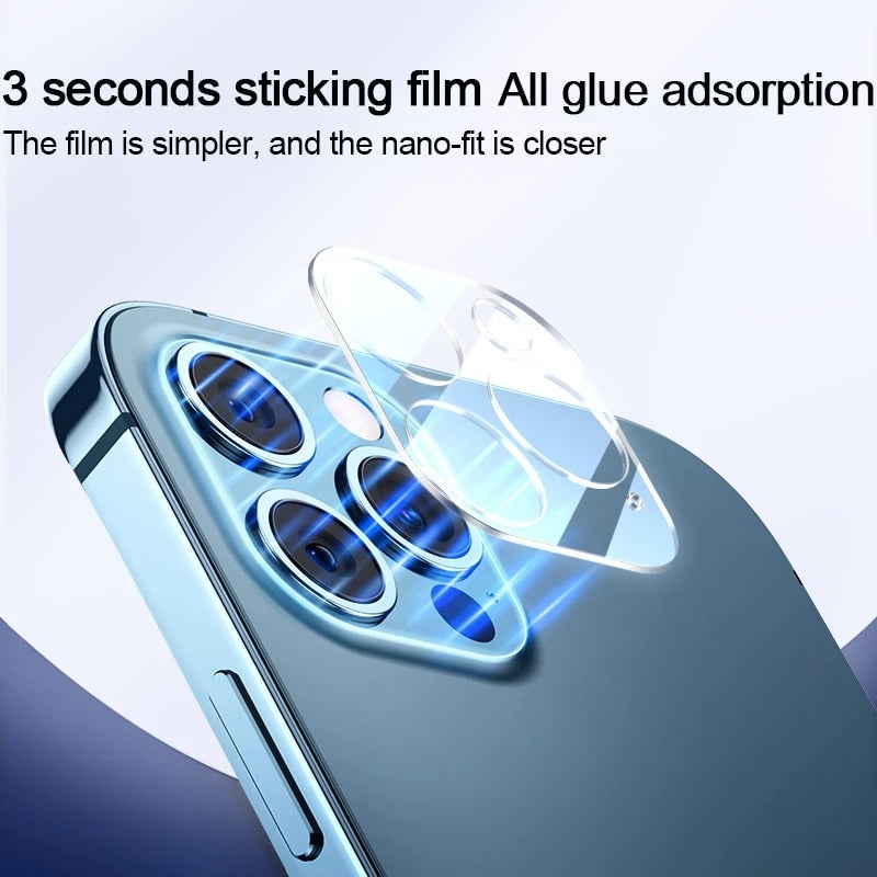 4Pcs Full Cover Protective Glass for Iphone 11 12 13 Pro XS Max Camera Protector for Iphone X 11pro Max 12 13 Mini Lens films.