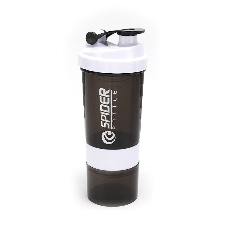 500ml Sport Gym Protein Powder Shaker Mixer Cup Portable Milkshake Cups Plastic Water Bottle For Drinking Blender Drinkware