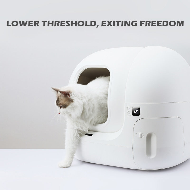 Self Cleaning Litter Box Anti-sand Closed Cats Tray Cat Toilet Automatic Smart APP Remote Sand Box Petkit Litter Box Max for Cat