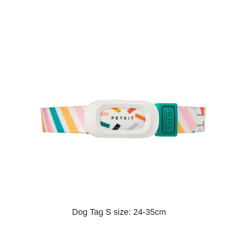 Xiaomi PETKIT Smart Personalized Dog Cat Collars adjustable Soft Nylon Waterproof Puppy Collar Tags Pet Accessories APP Control