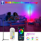 Leclstar Modern LED Floor Lamps RGB Lamp Indoor Lighting Atmospheric Bluetooth Remote Control Stand Light Home Living Room Decor.