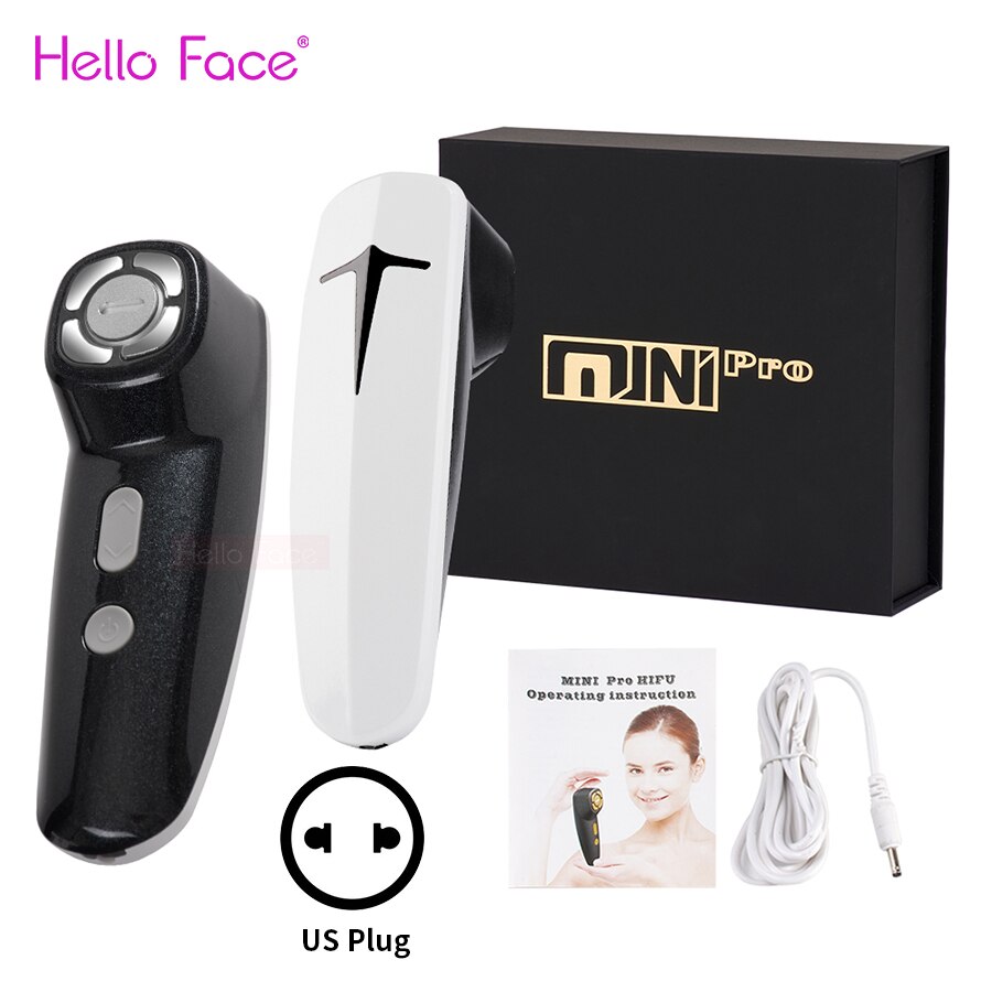 Hello Face MINI HIFU PRO RF Machine Radio Frequency 2M Face Lifting Device Ultrasonic Home Use Portable Facial Wrinkle Removal.