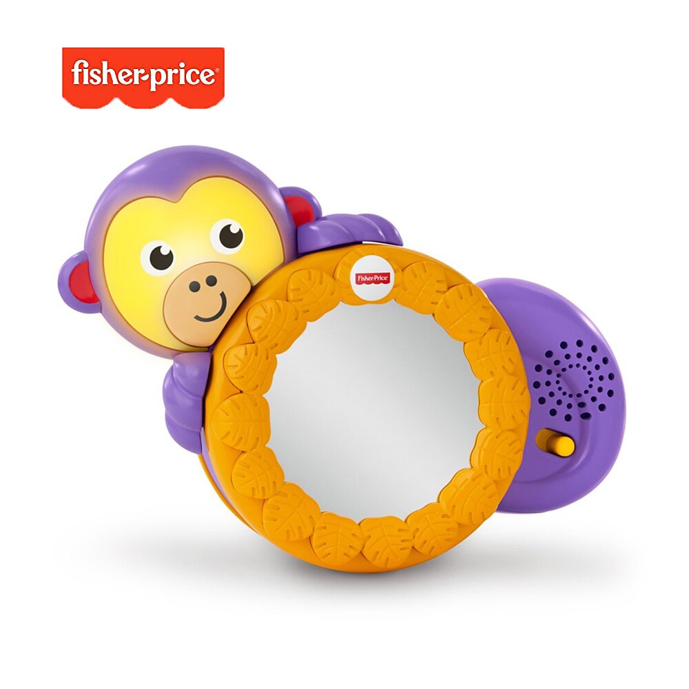 Fisher Price Sound and Light Crawling Monkey Musical Monkey Play Partner Kids Toys for Baby Kids Children Birthday Gift FHF75