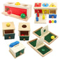 Montessori Games Baby Toys for Children Educational Wooden Toys Box Wood Products Kids Sensory Toys Infants Boxes Birthday Gift