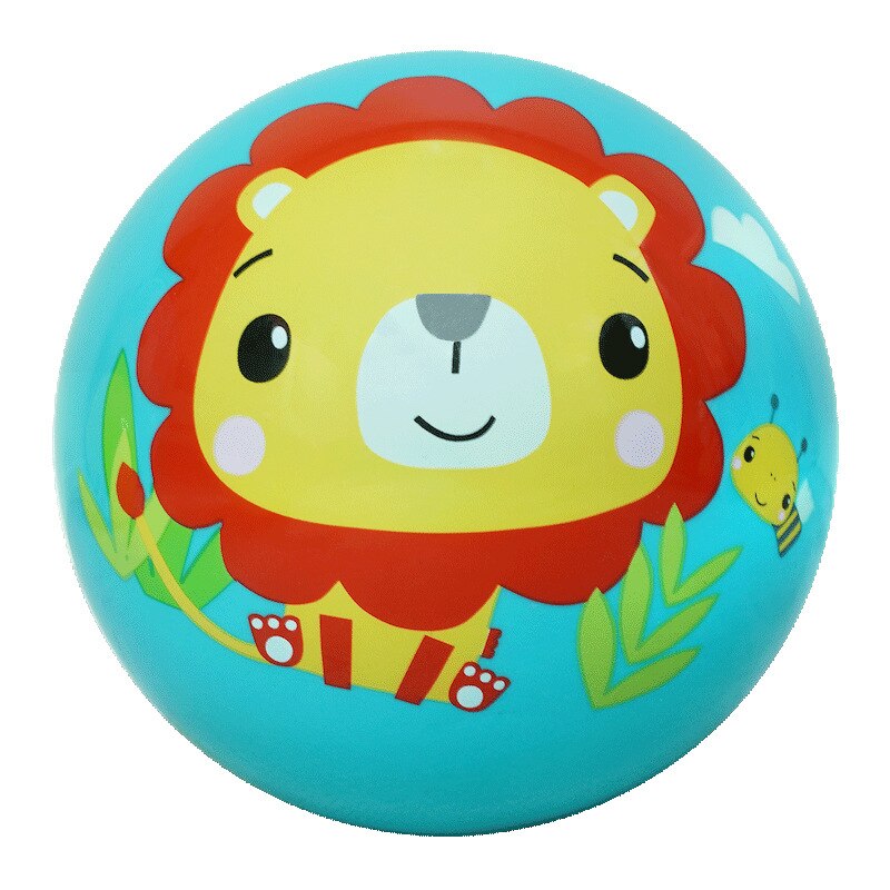 Fisher Price 9-inch pat ball kindergarten children&#39;s leather ball baby inflatable children&#39;s sports toys PVC ball