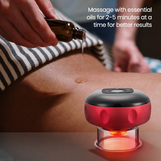 Cupping Massage Device Wireless Gua Sha Vacuum Suction Cups Massage Negative Pressure Magnetic Therapy Body Scraping Cupping.