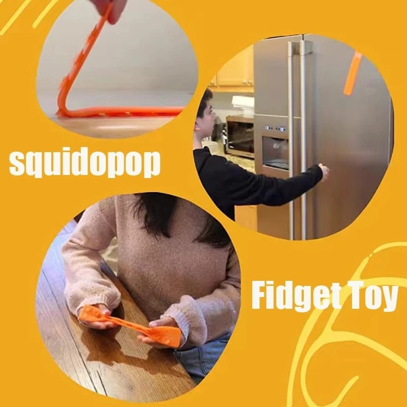 Fidget Toys Autism Squidopop Stress Relief Silicone Squidopops 2022 Flip Octopus Change Faces Spinner Push Pop Bubble.