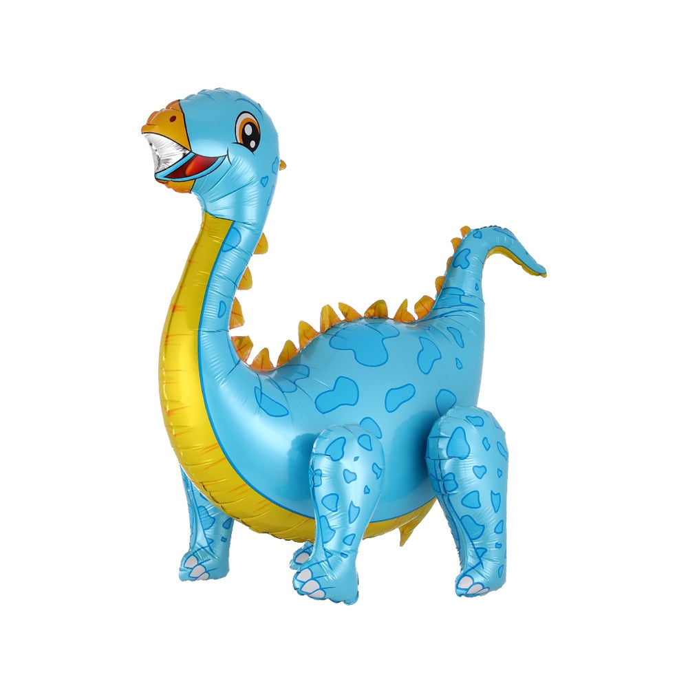 1pcs 3D Giant Assemble Dinosaur Foil Balloon Animal Balloons Childrens Dinosaur Birthday Party Decorations Balloon Kids Toys.