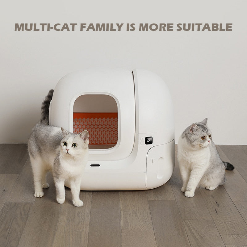 Self Cleaning Litter Box Anti-sand Closed Cats Tray Cat Toilet Automatic Smart APP Remote Sand Box Petkit Litter Box Max for Cat