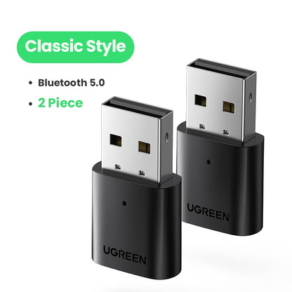 UGREEN USB Bluetooth 5.0 Transmitter Receiver Adapter Dongle For Wireless Mouse Earphone PC Music Audio Bluetooth 4.0 Adapter