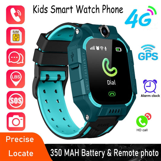 4G Smart Watch Kids Waterproof Watch HD Voice Call GPS Camera Smartwatch for Children GPS Location for Students Boys Girls Watch.