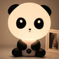 US / EU Plug Reading Table Lamps Baby Room Panda Bear Cartoon Animal Night Light Decoration Lamps For Bedroom Desk Kids Gift.