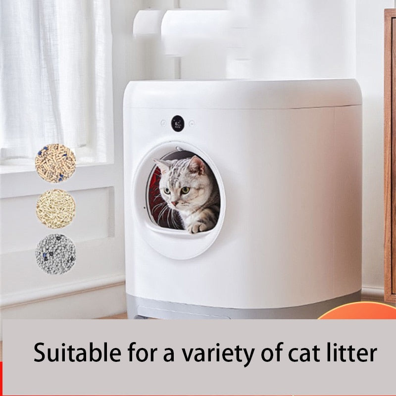 PETKIT Intelligent Automatic Self Cleaning Fully EnClosed Cat Litter Box Shoveling Machine Clean Anti-Splash Toilet Litter Tray