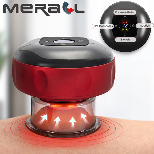 Cupping Massage Device Wireless Gua Sha Vacuum Suction Cups Massage Negative Pressure Magnetic Therapy Body Scraping Cupping.