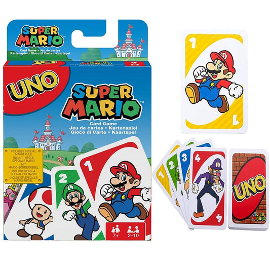 Super Mario Bros. Anime Game cartoon Card UNO Game Family Funny Entertainment Board Game Poker Cards Game childrens toy gifts.