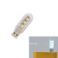 USB Plug Lamp Computer Mobile Power Charging USB Small Book Lamps LED Eye Protection Reading Light Small Round Light Night Light.
