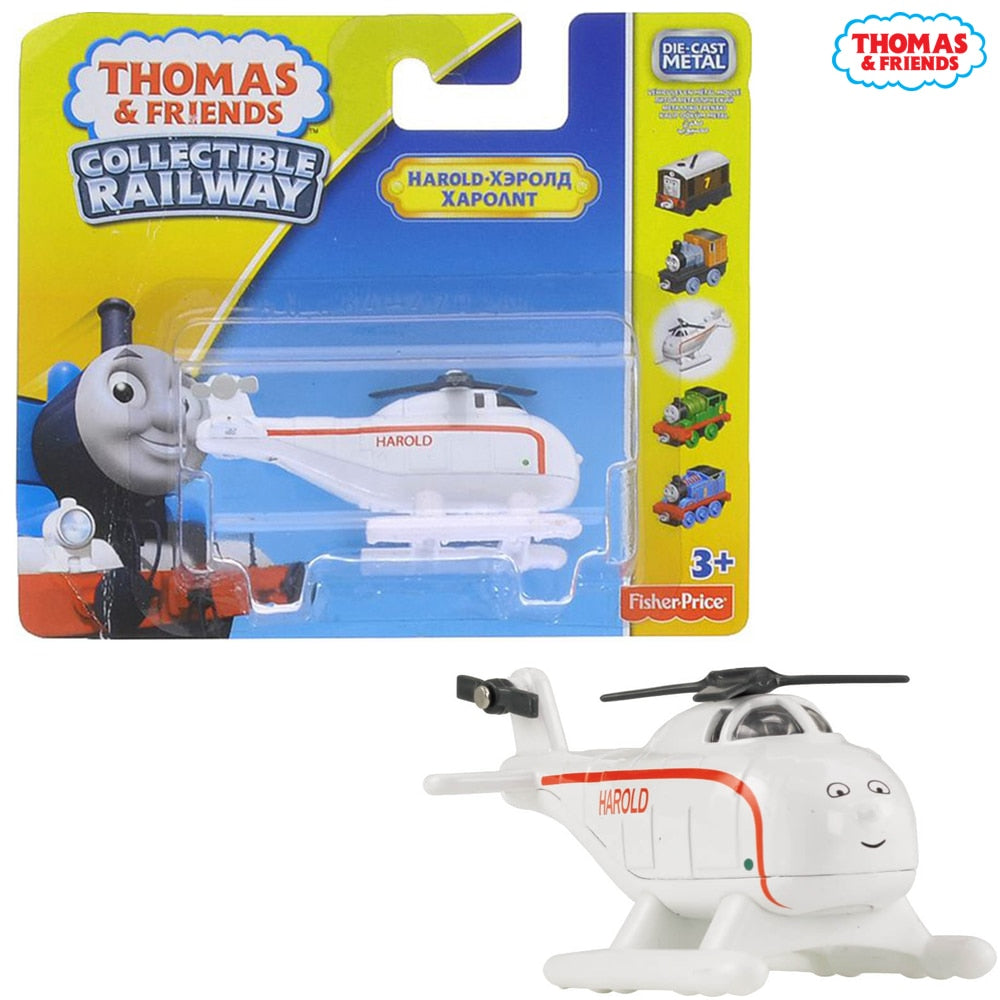 Original Thomas & Friends Train Toys Collectible Railway Die-Cast Harold Helicopter Henry Mini Matel Kid BHR64 Gift