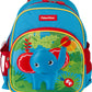 Fisher-Price 3D backpack toy baby kids girls boys Kawaii kindergarten bag trolley wallet money phone bag school bag