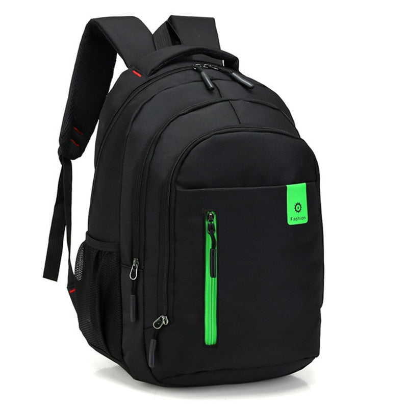 Waterproof Travel Backpacks for Men Polyester Large Capacity 15.6 Laptop Fashion Rucksack Zipper Bag Girls and Boys School Bags.